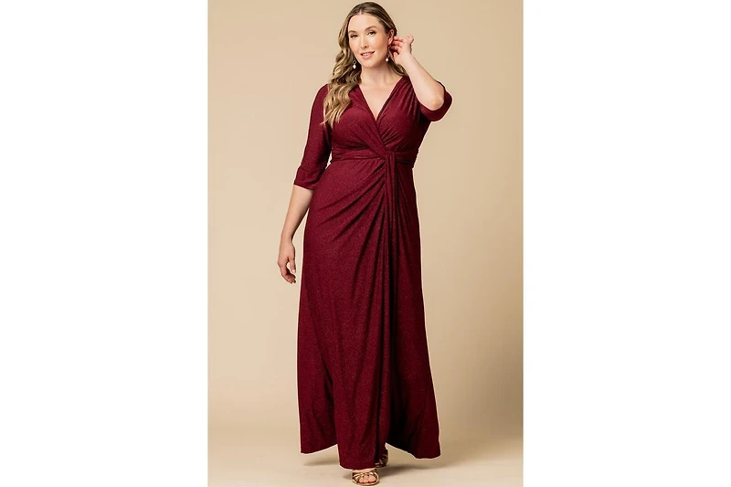 Kiyonna Women's Plus Romanced by Moonlight Long Gown