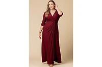 Kiyonna Women's Plus Romanced by Moonlight Long Gown