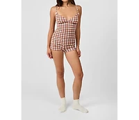 WeWoreWhat Women's Crossover Sleep Cami Tank Top