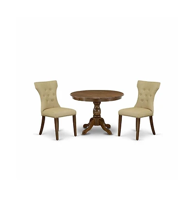 East West Furniture 3 Piece Kitchen Set