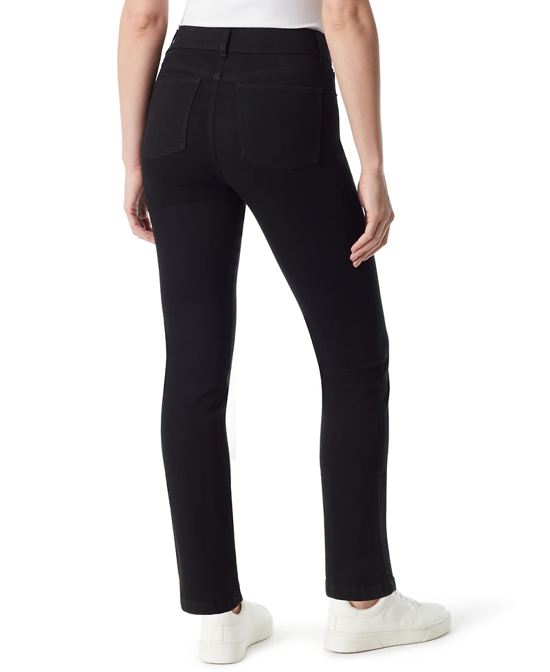 Gloria Vanderbilt Women's Shape Effect Pull-On Straight-Leg Jeans