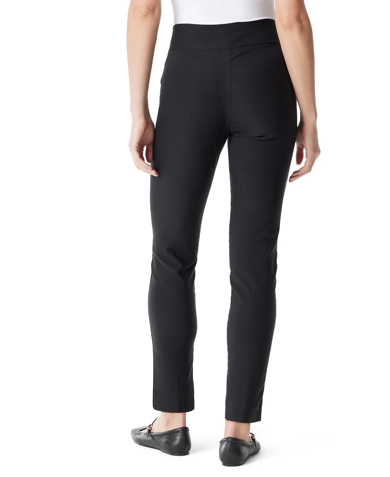 Gloria Vanderbilt Women's Tummy-Control Pull-On Slim Trousers