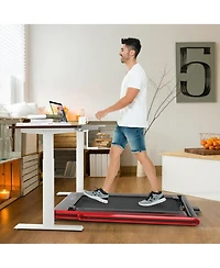 2-in-1 Folding Treadmill with Dual Led Display