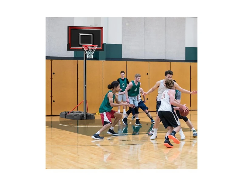 Portable Basketball Hoop with Adjustable Height 7.5 to 10 Feet