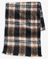 On 34th Brushed Plaid Blanket Wrap, Macy's Exclusive