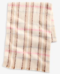 On 34th Brushed Plaid Blanket Wrap, Macy's Exclusive