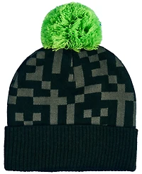 Minecraft Big Boys 2-Piece Pom Pom Hat and Gloves Set