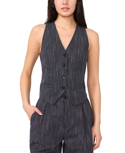 1.state Women's Sleeveless Striped Vest