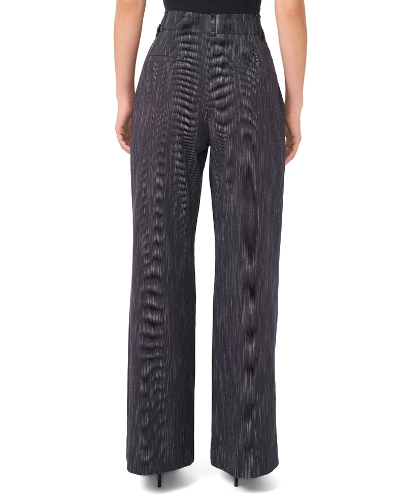 1.state Women's Button Detail Wide Leg Pants