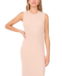1.state Women's Crewneck Sleeveless Knit Midi Dress