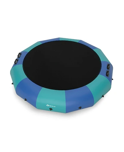 15 Feet Inflatable Splash Padded Water Bouncer Trampoline