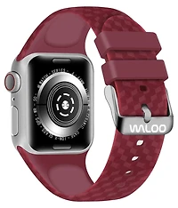 Waloo Carbon Fiber Silicone Replacement Band for Apple Watch