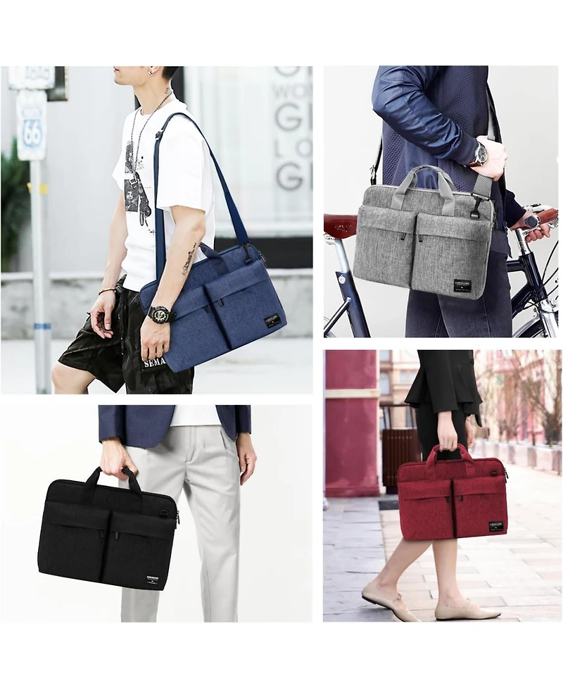 Slim 17.3 inch Laptop Bag Sleeve Carrying Case with Shoulder Strap
