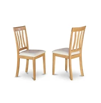 East West Furniture 3 Pc Kitchen Table set- Table and 2 Dining Chairs