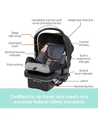 Baby Trend Passport Cargo Travel System (with Ez-Lift Plus Infant Car Seat) - Black Bamboo