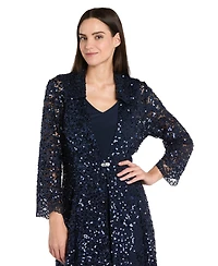 R & M Richards Women's V-Neck Dress