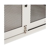 Dog Cage Crate Storage Cabinet with Sliding Barn Door