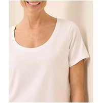 Pact Organic Cotton Softspun Scoop Neck Tee