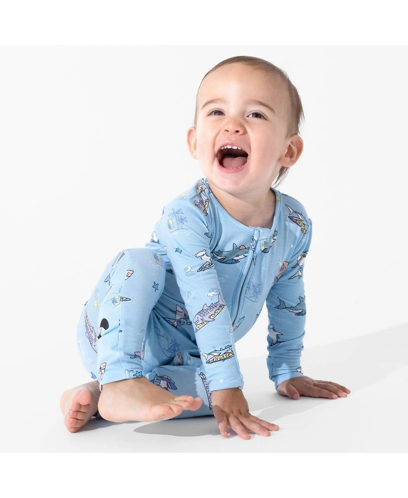 Bellabu Bear Unisex Shark School Convertible Footie