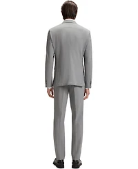 Boss by Hugo Boss Men's Washable Micro-Patterned Stretch Fabric Slim-Fit Suit