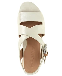 Gentle Souls Women's Mela Block Heel Dress Sandals