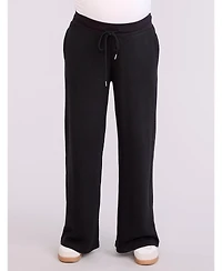 Women's Under the Belly Wide Leg Sweatpants - Motherhood Maternity