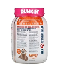 Dymatize ISO100 Hydrolyzed 100% Whey Protein Isolate Dunkin Mocha Latte