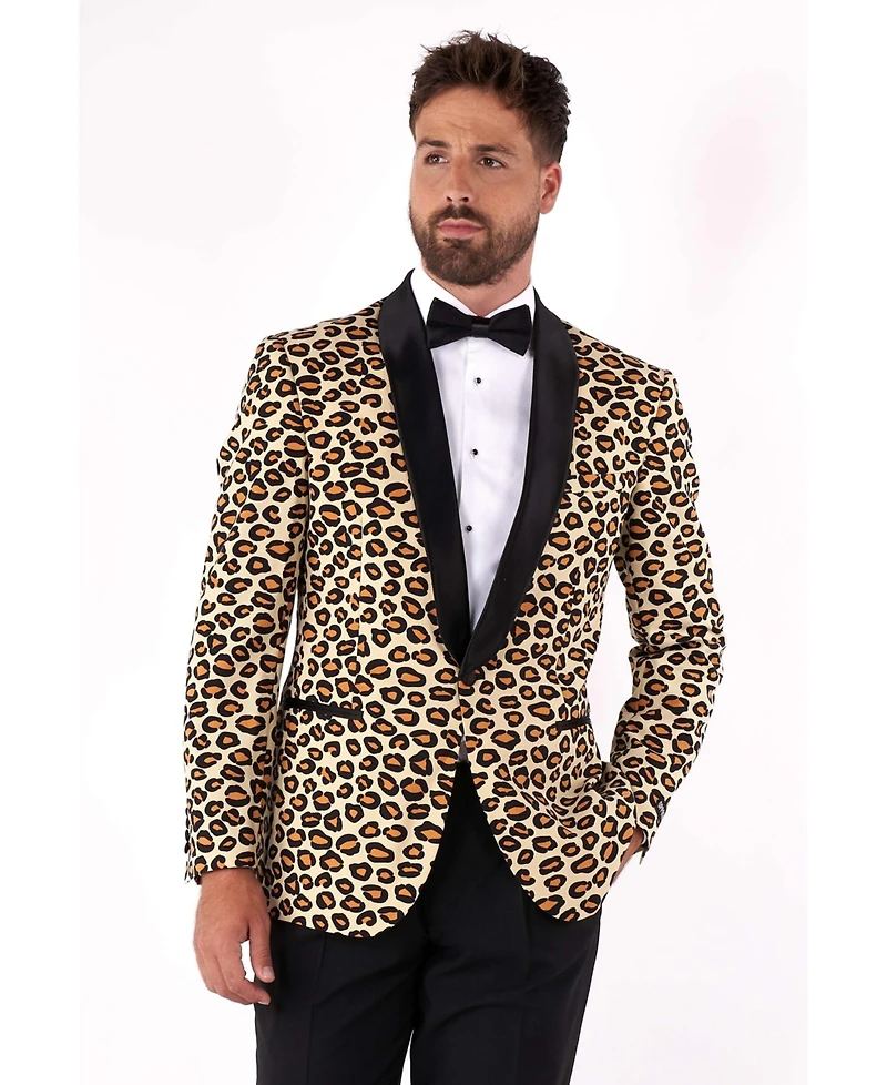 OppoSuits Men's Christmas Tuxedo - Velvet X- Mas Holiday Outfit Slim Fit