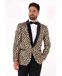OppoSuits Men's Christmas Tuxedo - Velvet X- Mas Holiday Outfit Slim Fit