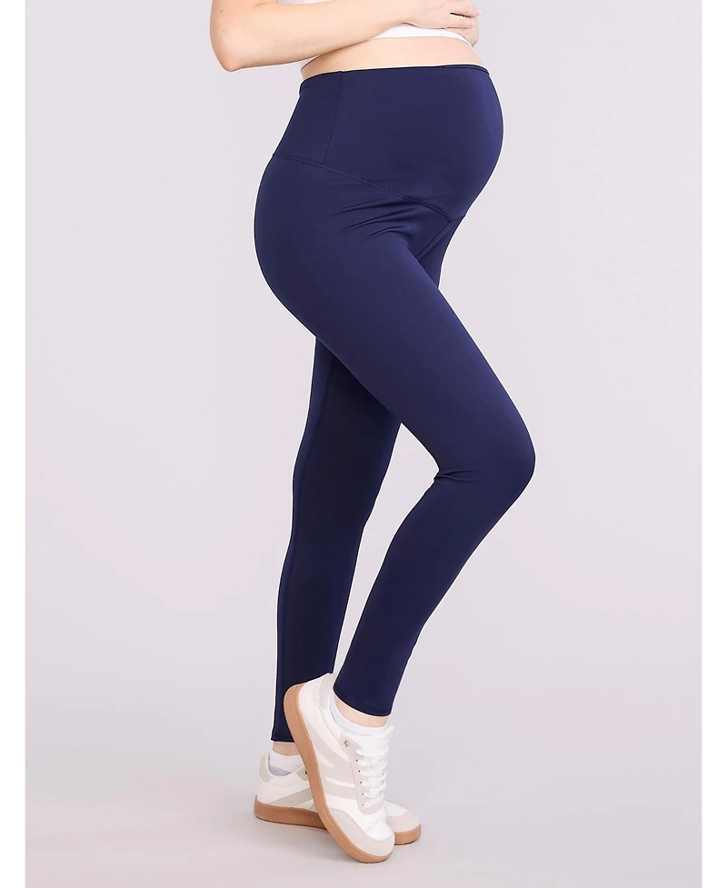 Motherhood Maternity Women's Active Over the Belly Leggings
