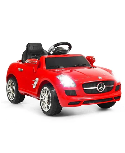 Gymax Kids Ride on Car Mercedes-Benz Sls w/ R/C Parental Remote Control MP3