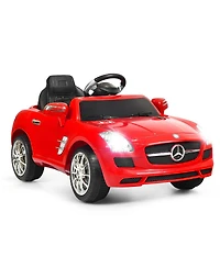 Gymax Kids Ride on Car Mercedes-Benz Sls w/ R/C Parental Remote Control MP3