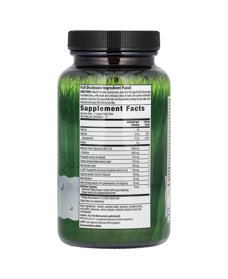 Irwin Naturals Testosterone Mega-Boost Red