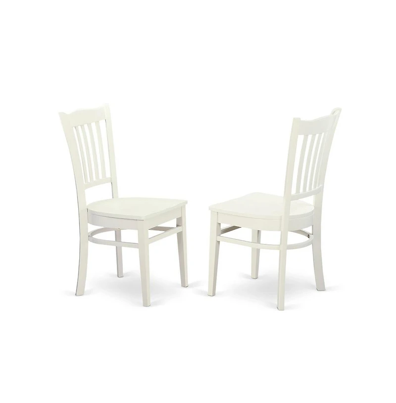 East West Furniture 3 Pc dinette Table set for 2-Kitchen Table and 2 Dining Chairs