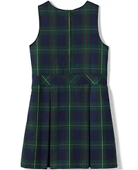 Lands' End Big Girls Plus Top of Knee Plaid Jumper