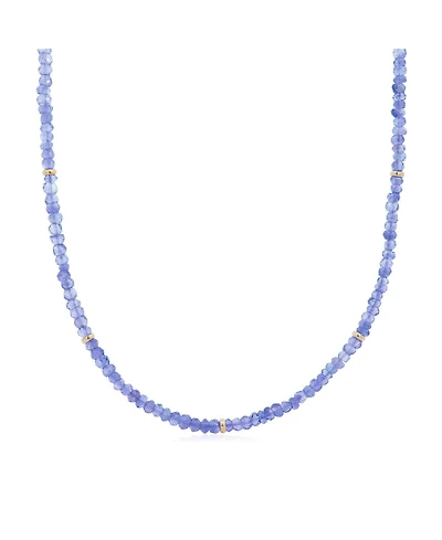 The Lovery Tanzanite Bead Necklace 14K Gold