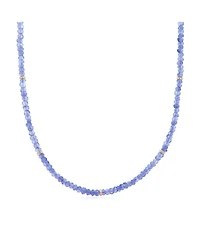 The Lovery Tanzanite Bead Necklace 14K Gold
