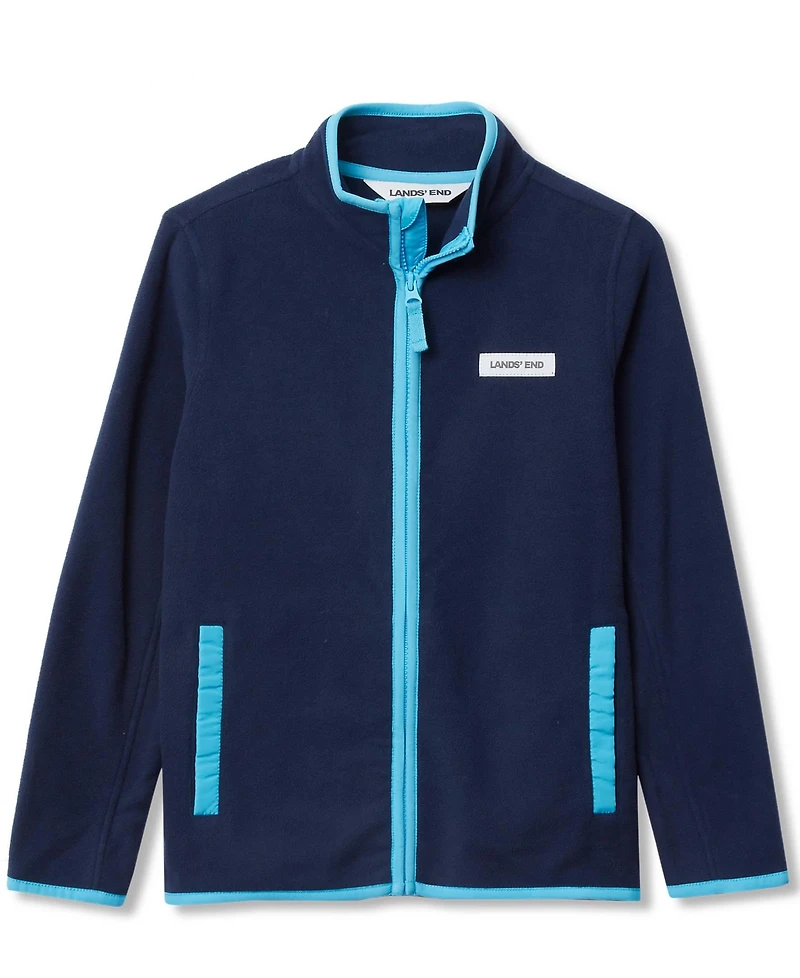 Lands' End Girls Anyweather Fleece Full Zip Jacket