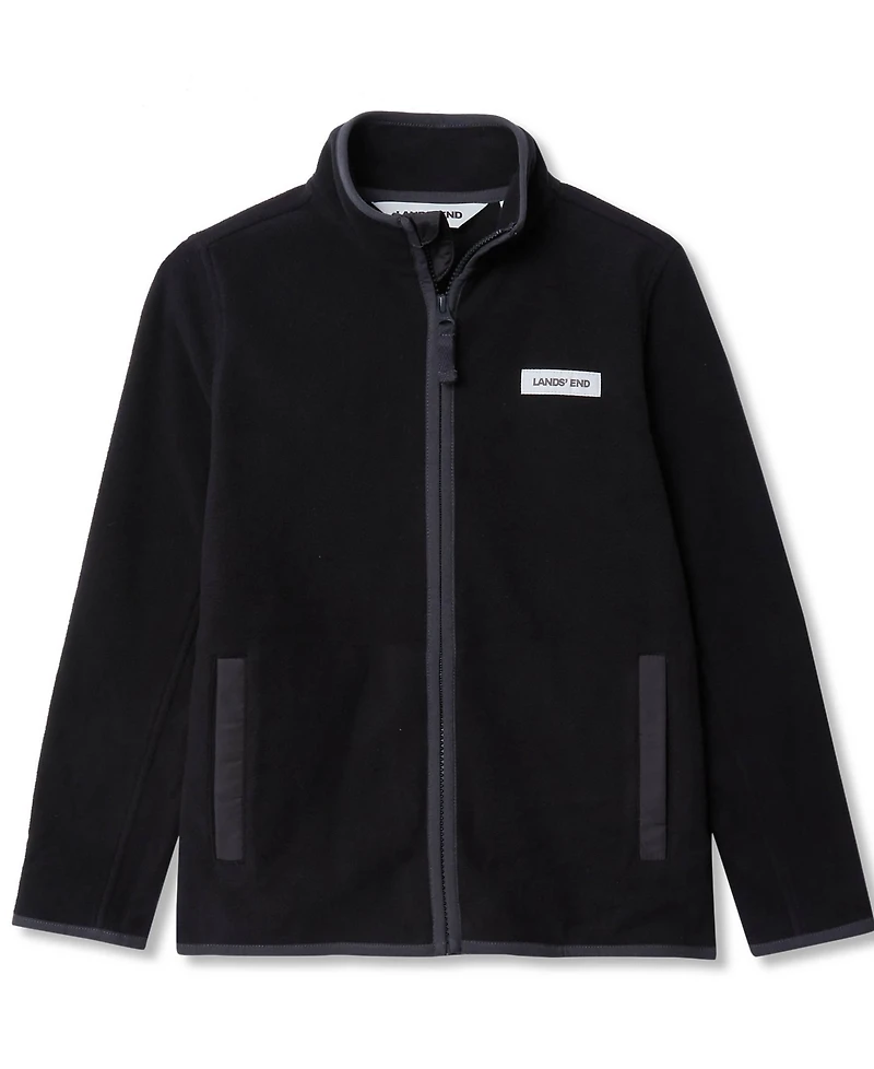 Lands' End Girls Fleece Full Zip Jacket