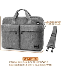 Acer 14 inch Laptop Bag with Shoulder Strap, Messenger Bag,Slim Computer Carrying Case Notebook Handbag for Men Women Fit for Acer Asus Lenovo Hp Tosh