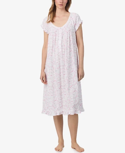 Eileen West Women's Cap Sleeve Waltz Nightgown