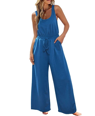 Cupshe Women's Hang Tight Blue Jumpsuit