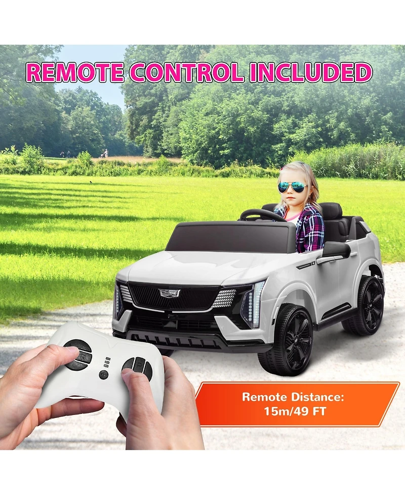 Qaba 2-Seater 12V 10AH Ride on Truck with Remote Control,