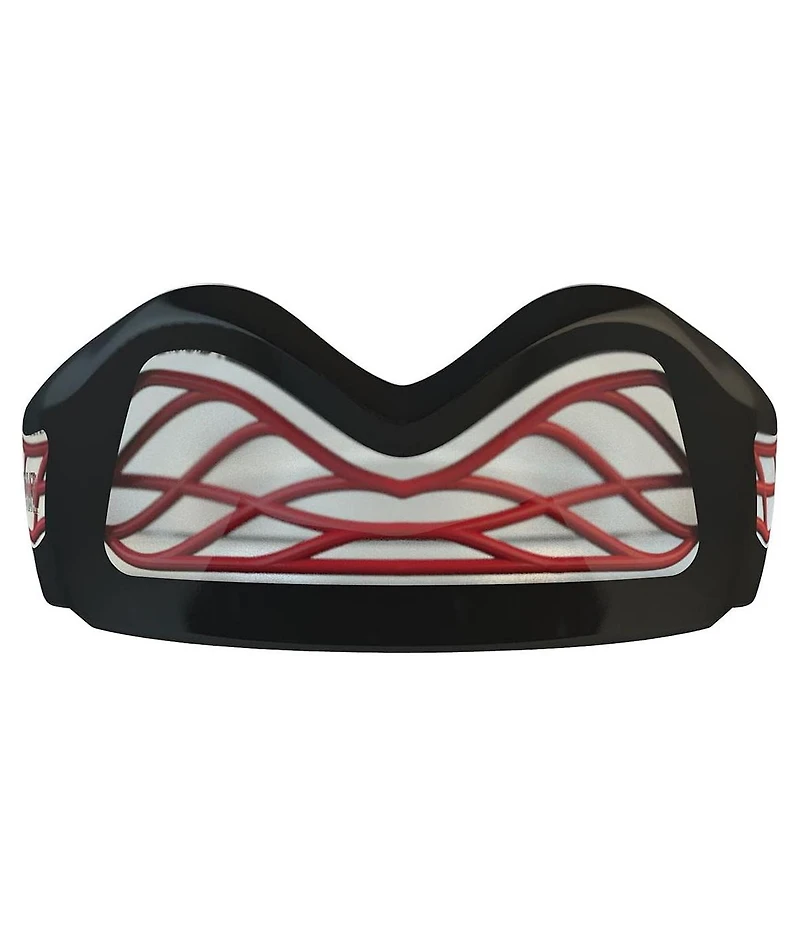 SafeJawz Nitro Triple Layer Shock Cage Sports Mouth Guard with Case and Disinfectant Spray Bundle Kit for Basketball, Football, Mma, Hockey, Wrestling