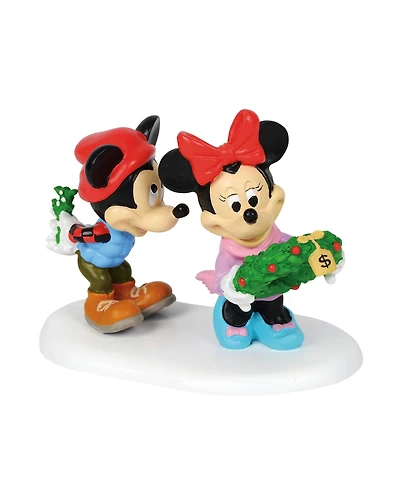 Department 56 Mickey's Mistletoe Surprise Disney Village Accessory