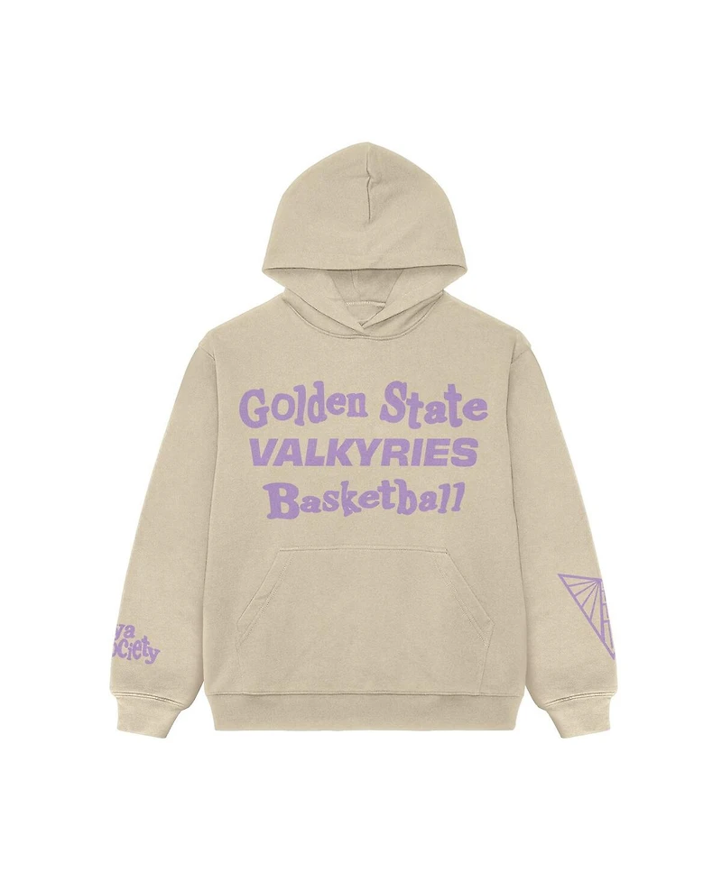 Playa Society Men's and Women's Cream Golden State Valkyries "We Told You So" Pullover Hoodie