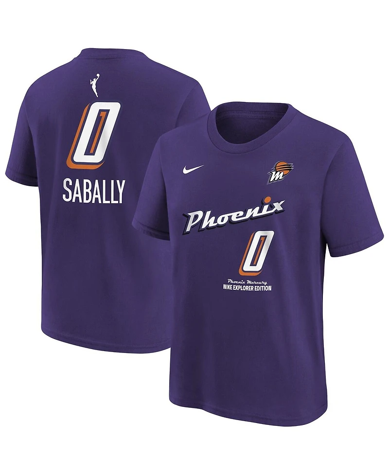 Nike Satou Sabally Purple Phoenix Mercury Explorer Edition Name Number T-Shirt