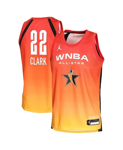 Jordan Big Boys and Girls Caitlin Clark Orange 2025 Wnba All-Star Game Explorer Edition Victory Player Jersey