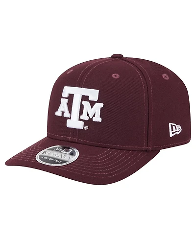 New Era Men's Maroon Texas A M Aggies Team Collective 9SEVENTY Stretch snap Adjustable Hat