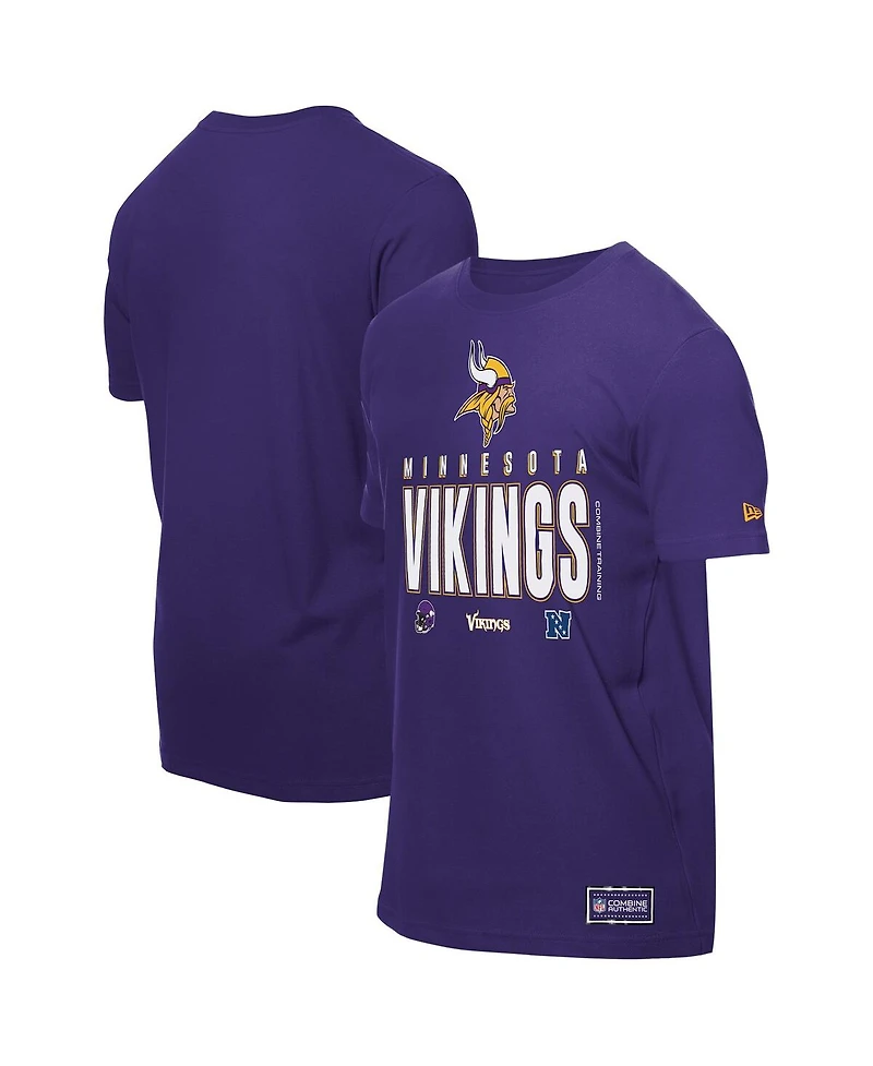 New Era Men's Purple Minnesota Vikings 2025 Nfl Training Camp T-Shirt